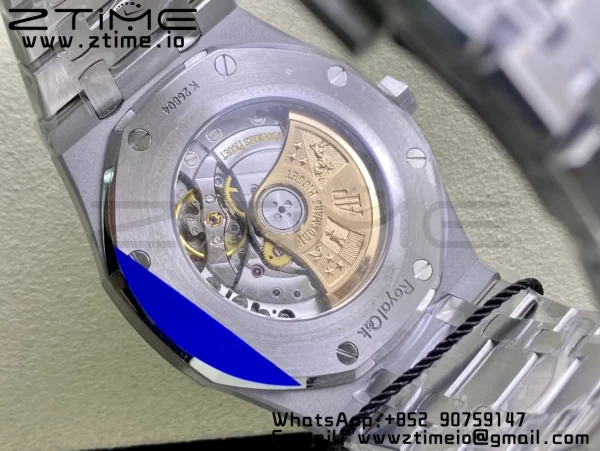 AP ロイヤルオーク 37mm 15450 SS ZF 1:1 ベストエディション ホワイトテクスチャードダイヤル SSブレスレット SA3120 スーパークローン - スーパークローンウォッチ｜1:1 ベストバージョン