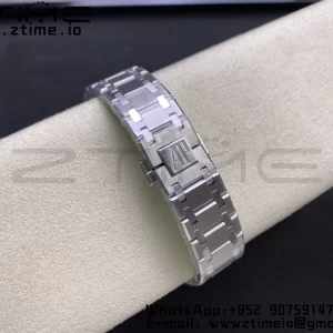 AP Royal Oak 39mm 15202IP SS ZF 1:1 Best Edition Quadrante blu testurizzato su bracciale SS A2121 - Orologio super clone | 1:1 Best Version