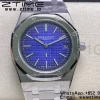 AP Royal Oak 39mm 15202IP SS ZF 1:1 Best Edition Cadran albastru texturat pe brățară SS A2121 - Super Clone Watch | 1:1 Best Version