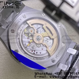 AP Royal Oak 39mm 15202IP SS ZF 1:1 Best Edition Quadrante blu testurizzato su bracciale SS A2121 - Orologio super clone | 1:1 Best Version