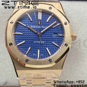 AP APロイヤルオーク37ミリメートル15450 RG ZF 1:1ベストエディションSSブレスレットSA3120スーパークローン - スーパークローン時計｜1:1ベストバージョン