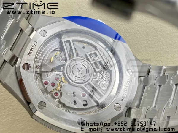 AP Royal Oak 41mm 15510 "50th Anniversary" SS ZF 1:1 Best Edition Black Textured Dial on SS Bracelet A4302 - Super Clone Watch | 1:1 Best Version