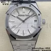 AP Royal Oak 41mm 15510 "50th Anniversary" SS ZF 1:1 Best Edition Gray Textured Dial on SS Bracelet A4302 - Super Clone Watch | 1:1 Best Version