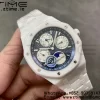 AP AP Royal Oak Perpetual Calendar 26579CE White Ceramic APSF Best Edition on White Ceramic Bracelet A5134 (CHS) V3 - Super Clone Watch | 1:1 Best Version
