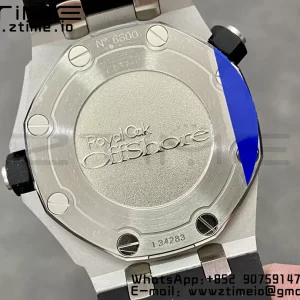 AP Royal Oak Offshore Diver 15703 ZF 1:1 Best Edition Black Dial on Black Rubber Strap SA3120 Super Clone V2 - Super Clone Watch | 1:1 Best Version