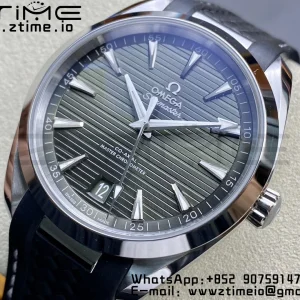 OMEGA Aqua Terra 150M Master Chronometers VSF 1:1 Best Edition Green Dial on Black Rubber Strap A8900 Super Clone - Super Clone Watch | 1:1 Best Version