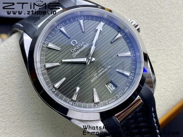 OMEGA Aqua Terra 150M Master Chronometers VSF 1:1 Best Edition Green Dial on Black Rubber Strap A8900 Super Clone - Super Clone Watch | 1:1 Best Version