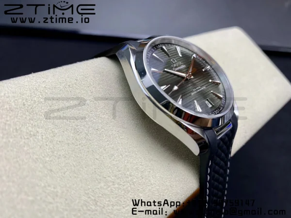 OMEGA Aqua Terra 150M Master Chronometers VSF 1:1 Best Edition Green Dial on Black Rubber Strap A8900 Super Clone - Super Clone Watch | 1:1 Best Version