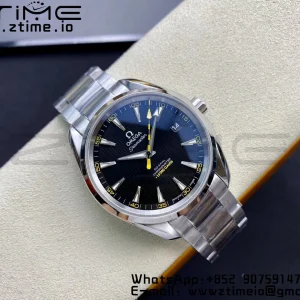 OMEGA Aqua Terra 150M 15,000 GAUSS VSF 1:1 Best Edition Black Textured Dial on SS Bracelet A8508 Super Clone - Super Clone Watch | 1:1 Best Version