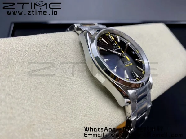 OMEGA Aqua Terra 150M 15,000 GAUSS VSF 1:1 Best Edition Black Textured Dial on SS Bracelet A8508 Super Clone - Super Clone Watch | 1:1 Best Version
