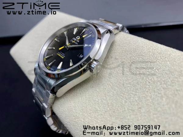OMEGA Aqua Terra 150M 15,000 GAUSS VSF 1:1 Best Edition Black Textured Dial on SS Bracelet A8508 Super Clone - Super Clone Watch | 1:1 Best Version