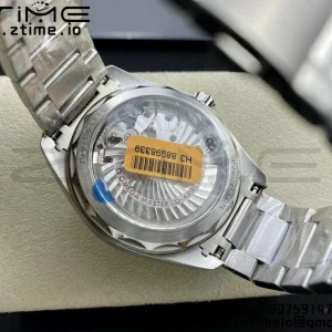 OMEGA  Aqua Terra 150M Master Chronometers VSF 1:1 Best Edition White Dial Orange Hand on SS Bracelet A8900 Super Clone - Super Clone Watch | 1:1 Best Version