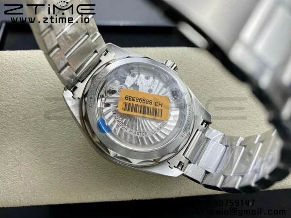 OMEGA  Aqua Terra 150M Master Chronometers VSF 1:1 Best Edition White Dial Orange Hand on SS Bracelet A8900 Super Clone - Super Clone Watch | 1:1 Best Version