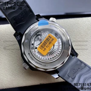 OMEGA Seamaster Diver 300M Real Ceramic Case VSF 1:1 Best Edition με μαύρο λουράκι από καουτσούκ A8806 V2 - Super Clone Watch | 1:1 Best Version