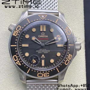 OMEGA Seamaster 300 "No Time to Die" Limited Edition VSF 1:1 Best Edition on SS Mesh Bracelet A8806 V5 - Super Clone Watch | 1:1 Best Version