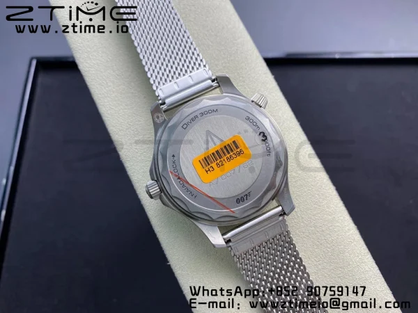 OMEGA Seamaster 300 "No Time to Die" Limited Edition VSF 1:1 Best Edition on SS Mesh Bracelet A8806 V5 - Super Clone Watch | 1:1 Best Version