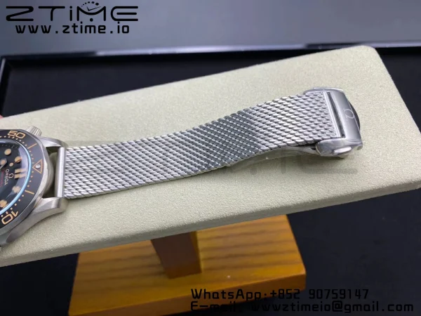 OMEGA Seamaster 300 "No Time to Die" Limited Edition VSF 1:1 Best Edition on SS Mesh Bracelet A8806 V5 - Super Clone Watch | 1:1 Best Version