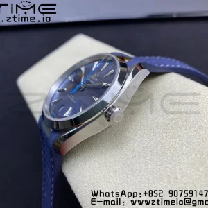 OMEGA Aqua Terra 150M Master Chronometers VSF 1:1 Best Edition Blue Dial on Blue Rubber Strap A8900 Super Clone - Super Clone Watch | 1:1 Best Version