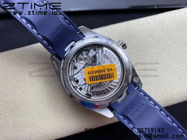 OMEGA Aqua Terra 150M Master Chronometers VSF 1:1 Best Edition Blue Dial on Blue Rubber Strap A8900 Super Clone - Super Clone Watch | 1:1 Best Version