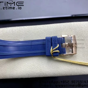 OMEGA 2018 Seamaster Diver 300M RG Blue Ceramic VSF 1:1 Best Edition Blue Dial on Blue Rubber Strap A880 - Super Clone Watch | 1:1 Best Version