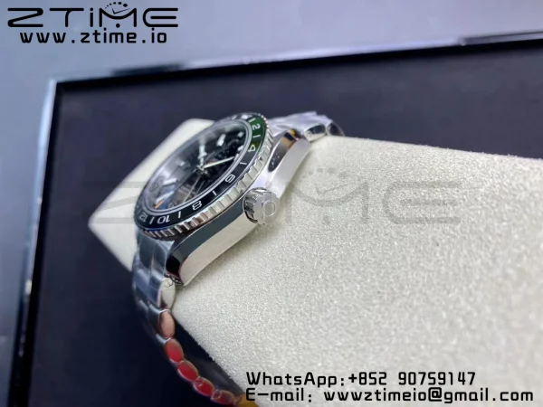 OMEGA Planet Ocean 600M Co-Axial GMT 43.5mm VSF 1:1 Best Edition Black Dial Orange Markers on SS Bracelet A8605 Super Clone - Super Clone Watch | 1:1 Best Version