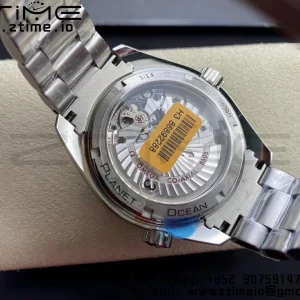 OMEGA Planet Ocean 600M Co-Axial GMT 43.5mm VSF 1:1 Best Edition Black Dial Orange Markers on SS Bracelet A8605 Super Clone - Super Clone Watch | 1:1 Best Version