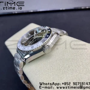 OMEGA Planet Ocean 600M 'Tai Chi' GMT 43.5mm VSF 1:1 Best Edition Black/White Ceramic Bezel and Dial on SS Bracelet A8906 Super Clone - Super Clone Watch | 1:1 Best Version