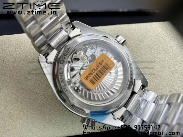 OMEGA Planet Ocean 600M 'Tai Chi' GMT 43.5mm VSF 1:1 Best Edition Black/White Ceramic Bezel and Dial on SS Bracelet A8906 Super Clone - Super Clone Watch | 1:1 Best Version
