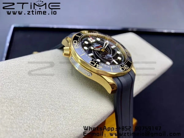 OMEGA Seamaster Diver 300M 007 James Bond VSF 1:1 Best Edition με μαύρο λουράκι από καουτσούκ A8800 - Super Clone Watch | 1:1 Best Version