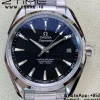 OMEGA Aqua Terra 150M SS VSF 1:1 Best Edition Black Textured Dial Silver Markers on SS Bracelet A8500 Super Clone - Super Clone Watch | 1:1 Best Version
