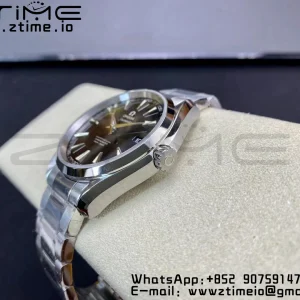 OMEGA Aqua Terra 150M SS VSF 1:1 Best Edition ブラックテクスチャードダイアル シルバーマーカー SSブレスレット A8500 スーパークローン - スーパークローンウォッチ｜1:1ベストバージョン