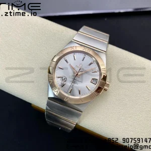 OMEGA Constellation 38mm SS/RG VSF 1:1 Best Edition Silver Dial Stick Markers on SS/RG Bracelet A8500 Super Clone - Super Clone Watch | 1:1 Best Version
