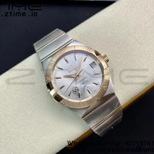 OMEGA Constellation 38mm SS/RG VSF 1:1 Best Edition Silver Dial Stick Markers on SS/RG Bracelet A8500 Super Clone - Super Clone Watch | 1:1 Best Version
