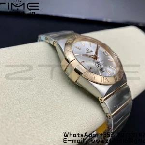 OMEGA Constellation 38mm SS/RG VSF 1:1 Best Edition Silver Dial Stick Markers on SS/RG Bracelet A8500 Super Clone - Super Clone Watch | 1:1 Best Version