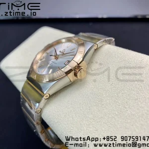 OMEGA Constellation 38mm SS/RG VSF 1:1 Best Edition Silver Dial Stick Markers on SS/RG Bracelet A8500 Super Clone - Super Clone Watch | 1:1 Best Version