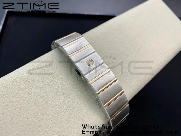 OMEGA Constellation 38mm SS/RG VSF 1:1 Best Edition Silver Dial Stick Markers on SS/RG Bracelet A8500 Super Clone - Super Clone Watch | 1:1 Best Version