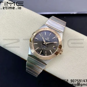 OMEGA Constellation 38mm SS/RG VSF 1:1 Best Edition Brown Dial Stick Markers on SS/RG Bracelet A8500 Super Clone - Super Clone Watch | 1:1 Best Version