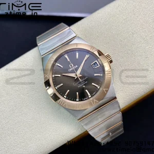 OMEGA Constellation 38mm SS/RG VSF 1:1 Best Edition Brown Dial Stick Markers on SS/RG Bracelet A8500 Super Clone - Super Clone Watch | 1:1 Best Version