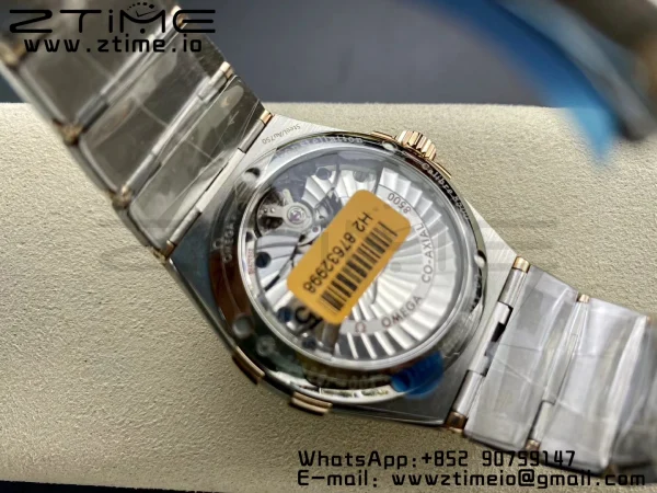 OMEGA Constellation 38mm SS/RG VSF 1:1 Best Edition Brown Dial Stick Markers on SS/RG Bracelet A8500 Super Clone - Super Clone Watch | 1:1 Best Version