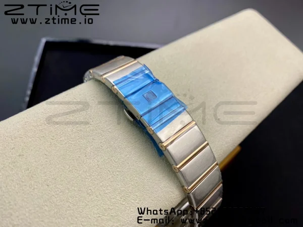 OMEGA Constellation 38mm SS/RG VSF 1:1 Best Edition Brown Dial Stick Markers on SS/RG Bracelet A8500 Super Clone - Super Clone Watch | 1:1 Best Version