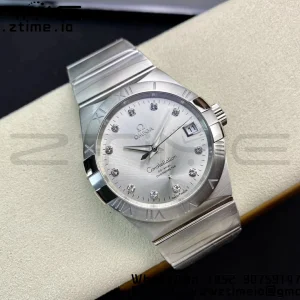 OMEGA Constellation 38mm SS VSF 1:1 Best Edition Silver Dial Diamonds Markers on SS Bracelet A8500 Super Clone - Super Clone Watch | 1:1 Best Version