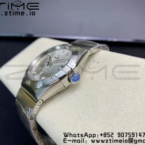 OMEGA Constellation 38mm SS VSF 1:1 Best Edition Silver Dial Diamonds Markers on SS Bracelet A8500 Super Clone - Super Clone Watch | 1:1 Best Version