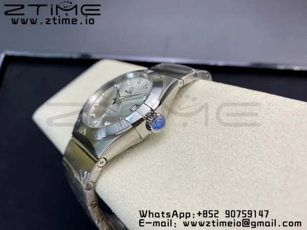 OMEGA Constellation 38mm SS VSF 1:1 Best Edition Silver Dial Diamonds Markers on SS Bracelet A8500 Super Clone - Super Clone Watch | 1:1 Best Version