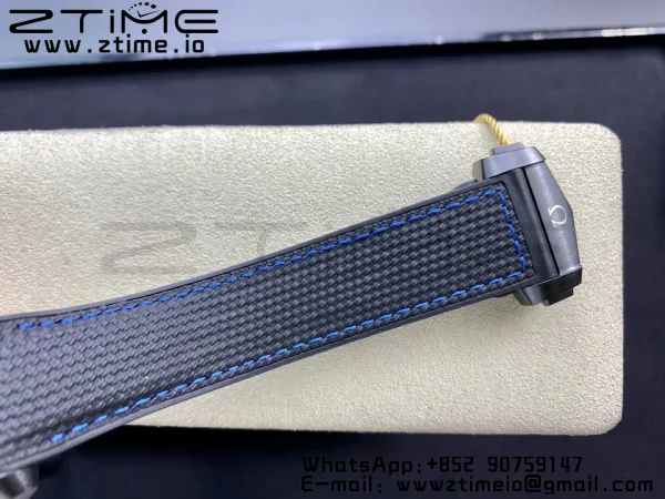 OMEGA Planet Ocean 45.5mm Deep Black blue Real Ceramic VSF 1:1 Best Edition on Black Nylon Strap A8906 Super Clone - Super Clone Watch | 1:1 Best Version