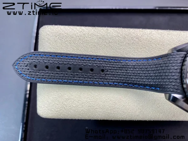 OMEGA Planet Ocean 45.5mm Deep Black blue Real Ceramic VSF 1:1 Best Edition on Black Nylon Strap A8906 Super Clone - Super Clone Watch | 1:1 Best Version