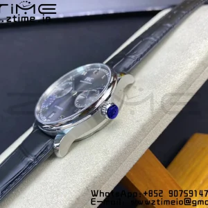 IWC Portuguese Real PR IW500106 ZF 1:1 Best Edition Gray Dial on Black Leather Strap A52010 V5 - Super Clone Watch | 1:1 Best Version