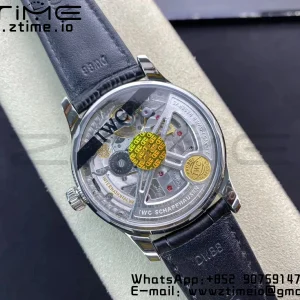 IWC Portuguese Real PR IW500106 ZF 1:1 Best Edition Gray Dial on Black Leather Strap A52010 V5 - Super Clone Watch | 1:1 Best Version