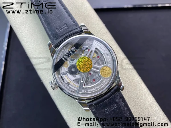 IWC Portuguese Real PR IW500106 ZF 1:1 Best Edition Gray Dial on Black Leather Strap A52010 V5 - Super Clone Watch | 1:1 Best Version