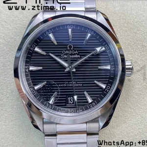 OMEGA Aqua Terra 150M Master Chronometers VSF 1:1 Best Edition Black Dial SS Hand on SS Bracelet A8900 Super Clone - Super Clone Watch | 1:1 Best Version