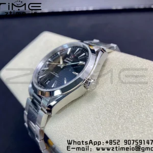 OMEGA Aqua Terra 150M Master Chronometers VSF 1:1 Best Edition Black Dial SS Hand on SS Bracelet A8900 Super Clone - Super Clone Watch | 1:1 Best Version